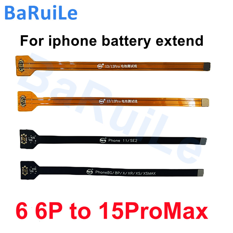 1 Chiếc Pin Mở Rộng Thử Nghiệm Mở Rộng Cáp Mềm Cho IPhone 15 14 13 12 11 Pro Max SE 2 X XR XS 7 8 Pl