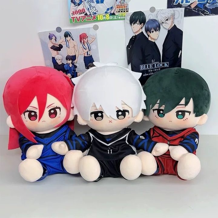 40cm Gấu Bông Blue Lock Bachira Meguru  Nagi Seishiro Mikage Reo Chigiri Hyoma Búp bê vải cotton hoạ