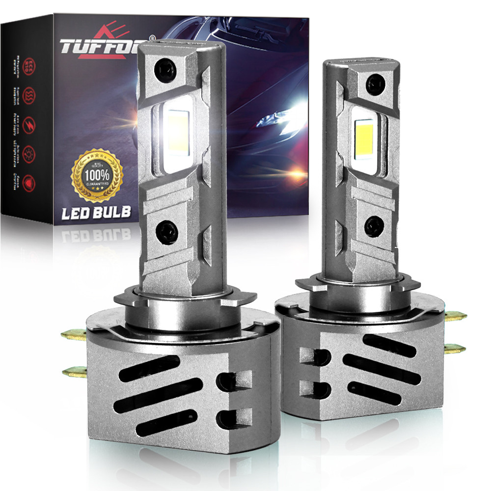 Tuffoo 2 Bóng đèn pha LED ô tô H11B / H8B / H9B / Bóng đèn sương mù Canbus 6000K Trắng - DC12V