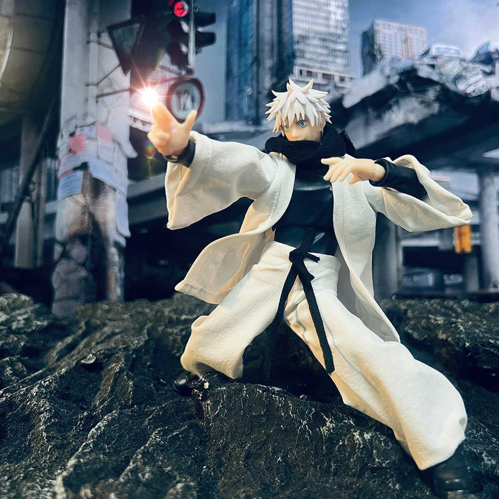 Shf Spell Fighting Gojo Go Quần áo Vải Quần áo Quần áo chiến tranh Shinjuku