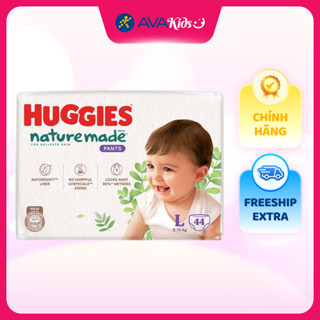 Tã quần Huggies Nature made size L 44 miếng (9 - 14 kg)