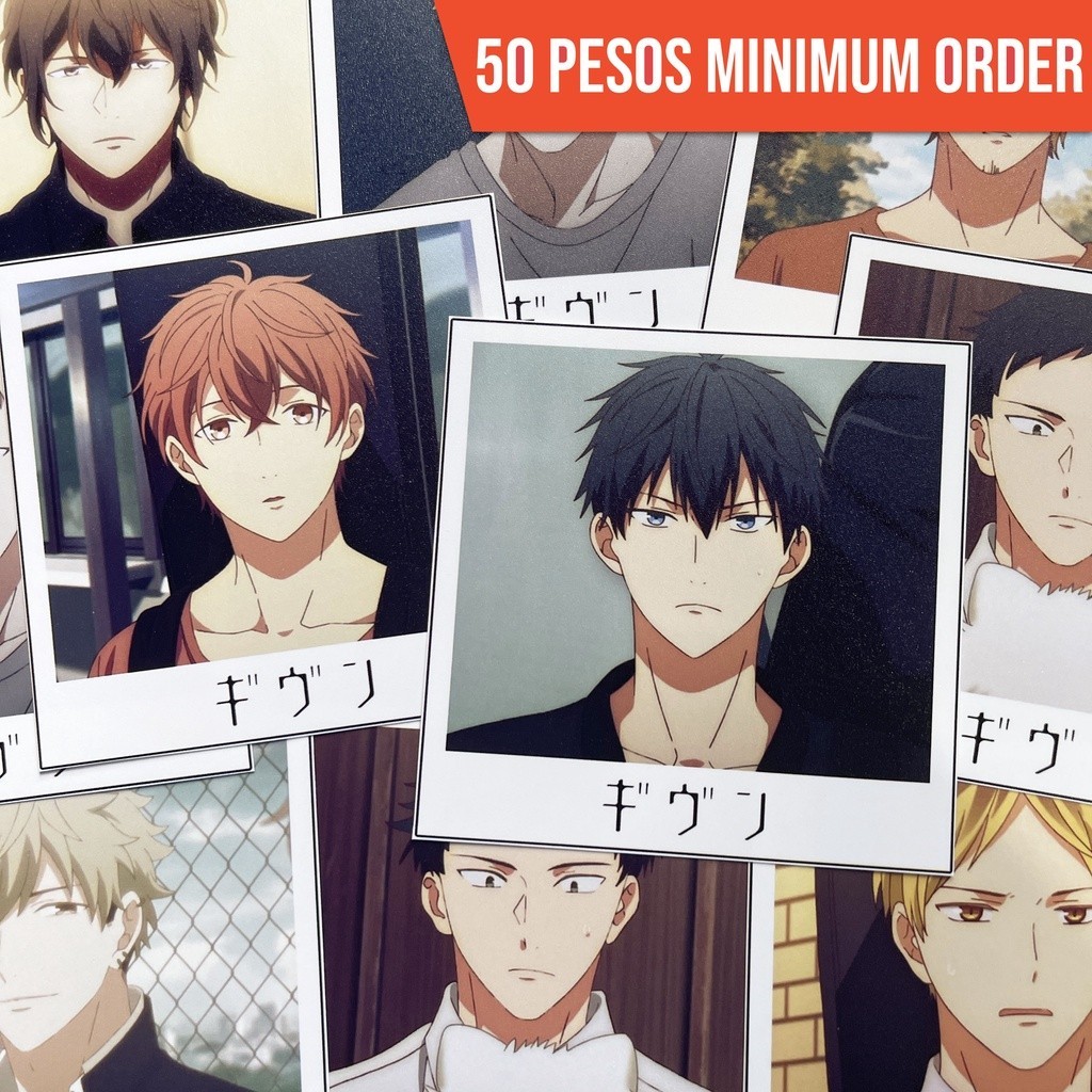 [ Instax Polaroid ] 1 Ảnh Pola Vuông Anime Given - Anime Square Prints - Giấy C300 Cứng Cáp