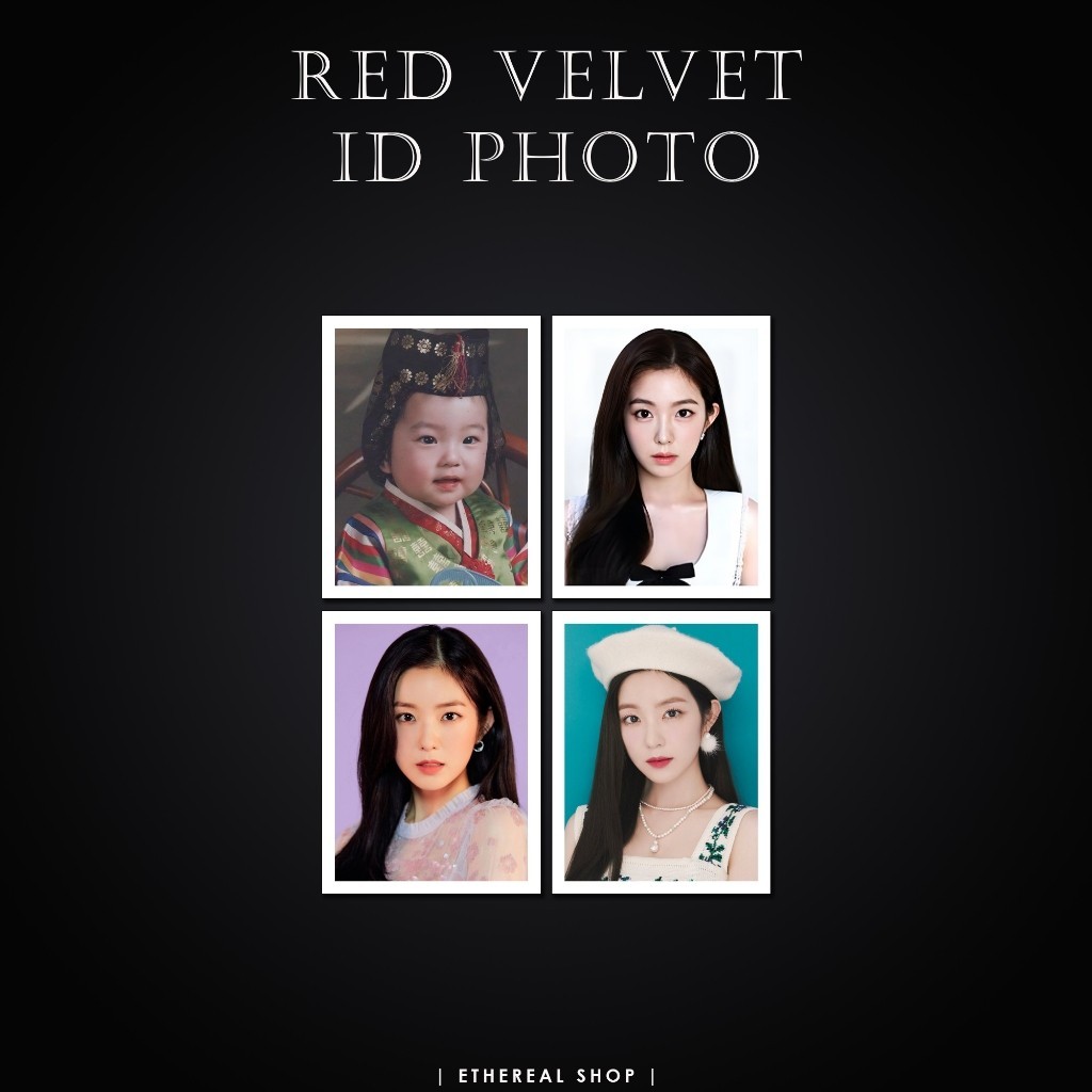 [ SET 05 PHOTO ID ] Ảnh Thẻ Thành Viên Nhóm RED VELVET - ID PHOTO RED VELVET - Sticker Dán - Có Cán 