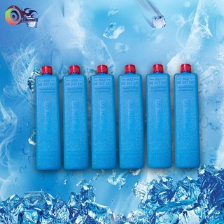 Dovewill 6 Chiếc Đá Pha Lê Hộp Đá Tủ Đông Khối Làm Mát Đá Gói Đá Làm Mát Cho Gia Đình Du Lịch Cắm Trại Điều Hòa Quạt