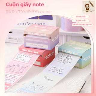giấy note họa tiết hoạt hình, Giấy note hộp dễ thương, Hộp giấy note với nhiều màu có keo dính, Ghi Chú Đánh Dấu