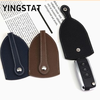 YINGSTAT Túi đựng móc khóa , Túi đựng chìa khóa di động bằng da, Chìa khóa Mini loại kéo sáng tạo
