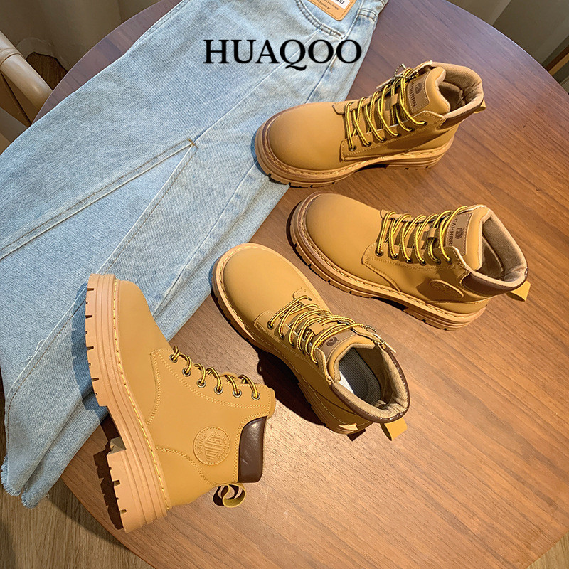 Huaqoo Giày Bốt dép sandal nữ Mũi Vuông Phong Cách Retro Cá Tính Cho Nữ Thời trang Linh hoạt Chất liệu tốt Điểm nhấn Đẳng cấp FSX24B06YX 45Z241106