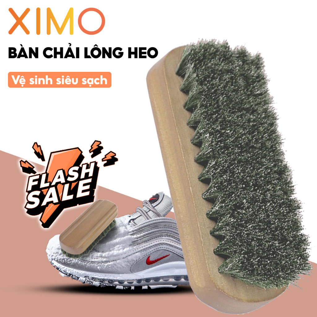 Bàn Chải Chuyên Dùng Đánh Giày Vải, Sneaker, Giày Da Lộn, Nội Thất Ô Tô Phụ kiện giầy Shoes 2H