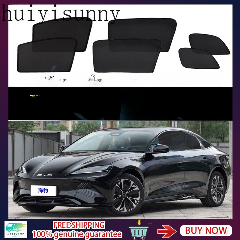 Hys BYD Seal Tấm che nắng ô tô Tấm che nắng từ tính Khung thép không gỉ BYD Seal Tấm che nắng cửa sổ