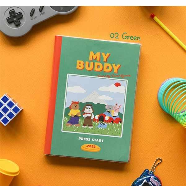 planner 2025 2025 planner Học sinh Hàn Quốc minh họa trang màu dễ thương nhật ký của my buddy lịch v