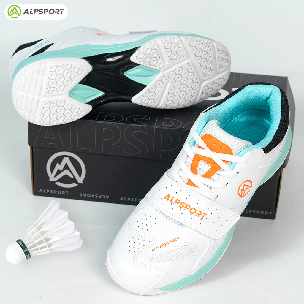 Alpsport Mới 520 Giày Cầu Lông EVA Đế Chống Trơn Trượt Chính Hãng Thoáng Khí Khử Mùi Cho Nam Nữ
