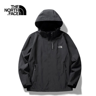 Áo khoác ngoài trời nam The North Face Chất lượng cao Mũ có thể tháo rời chống thấm nước Áo khoác mỏng Áo khoác thể thao chống gió ngoài trời