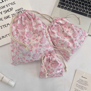 Túi dây rút Dây rút In hoạt hình Túi tổ chức du lịch Túi tổ chức di động Túi vải chống bụi Túi đựng tiền xu đa chức năng Túi đựng mỹ phẩm Kẹo mới j Túi đựng quà tặng ngày lễ Túi đóng gói