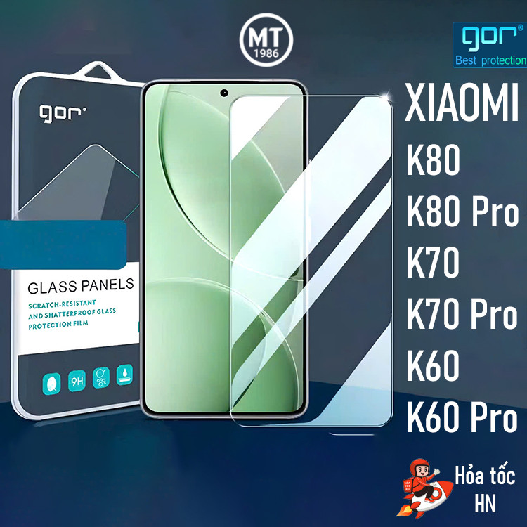 Kính Cường Lực Redmi K80 K80 Pro K90 K90 PROMAX Redmi K70 K70E K70 Ultra K60 K60E K60 Ultra K50 Pro 