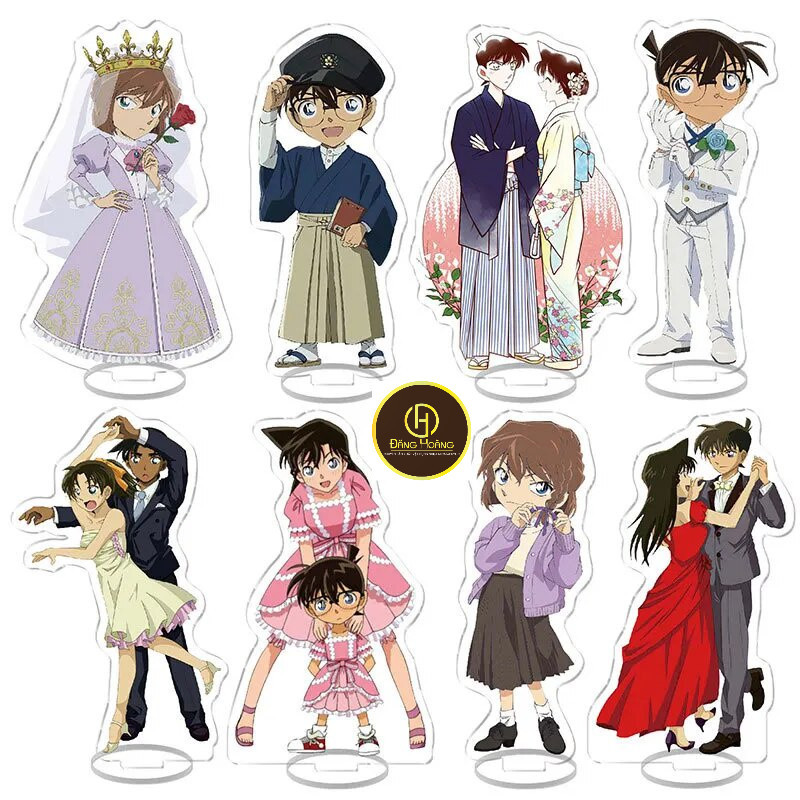 Mô hình Standee Detective Conan Anime Thám tử lừng danh Conan Manga 1 Phụ kiện trang trí để bàn góc 