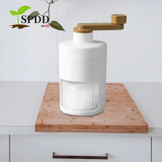 Máy làm đá Mini SPDD, với khuôn làm đá Máy nghiền đá vận hành bằng tay, Máy làm lắc sữa Hướng dẫn sử dụng thực tế Máy Slushie nhỏ cho ký túc xá gia đình