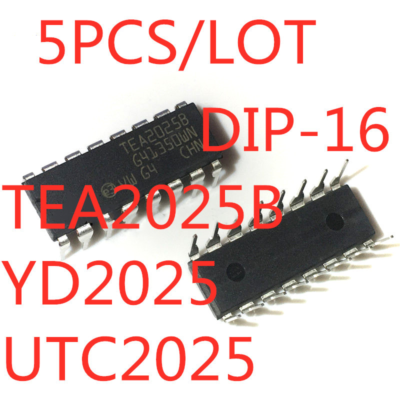 5 Cái / lốc 100% Chất Lượng TEA2025B TEA2025 YD2025 UTC2025 2025 DIP-16 Bộ Khuếch Đại Công Suất Âm T