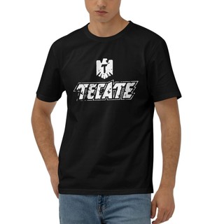 Thiết Kế Nam Ngộ nghĩnh Ngắn Tee Tecate Mexico Bia Pha Trộn Áo Thun Cotton Đồ Họa