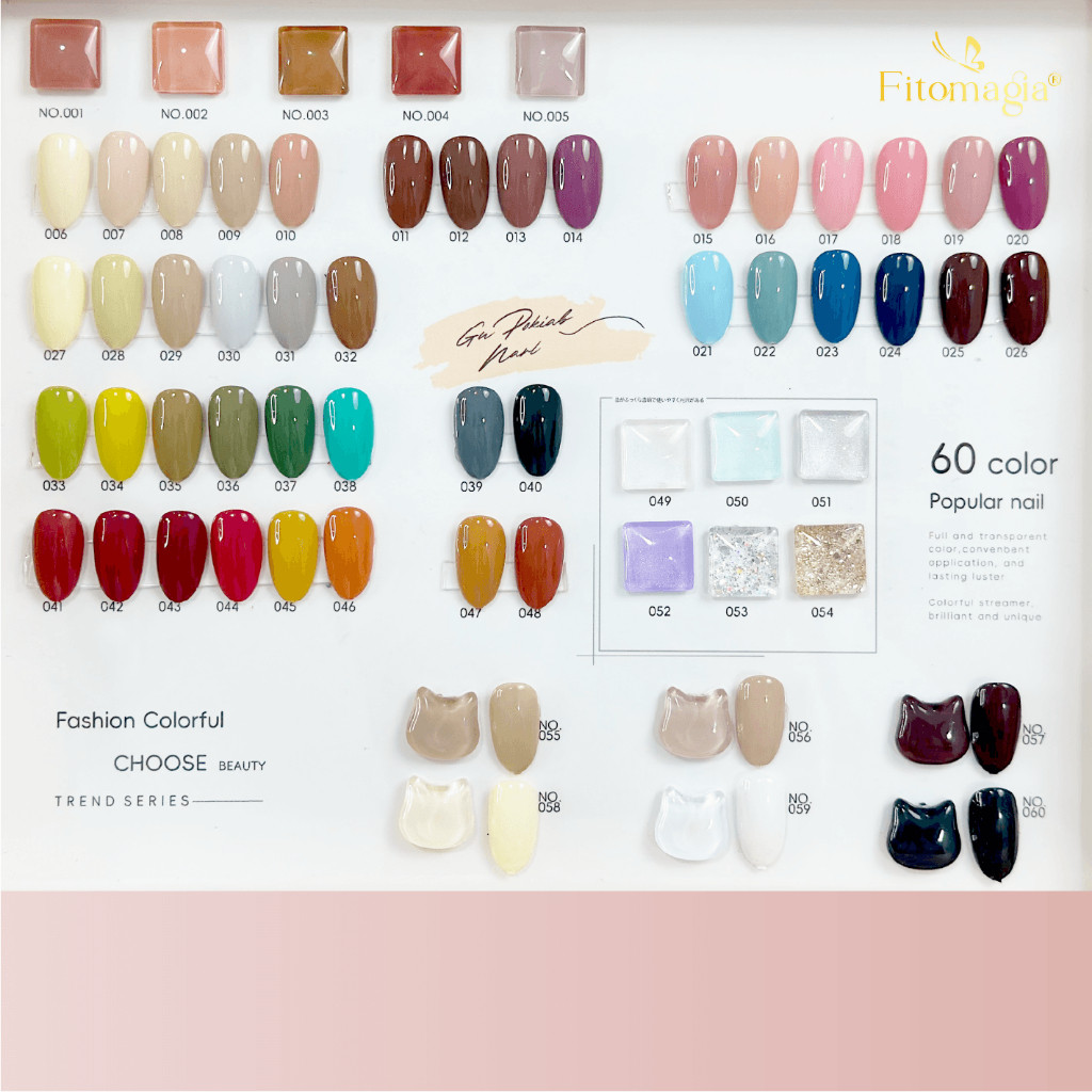 [Fitomagia06] (NO031 - 060) Sơn Color UV Gel FITOMAGIA Chính Hãng (60 MÀU) Sang Trọng - Bán Lẻ