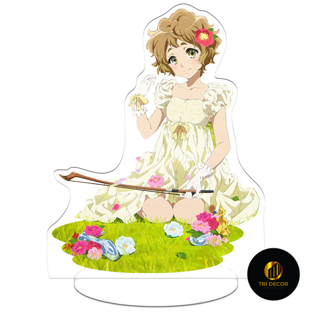 Móc Khoá, Mô Hình Standee hibike euphonium Oumae Kumiko Tanaka Trang Trí Bàn Học, Làm Việc