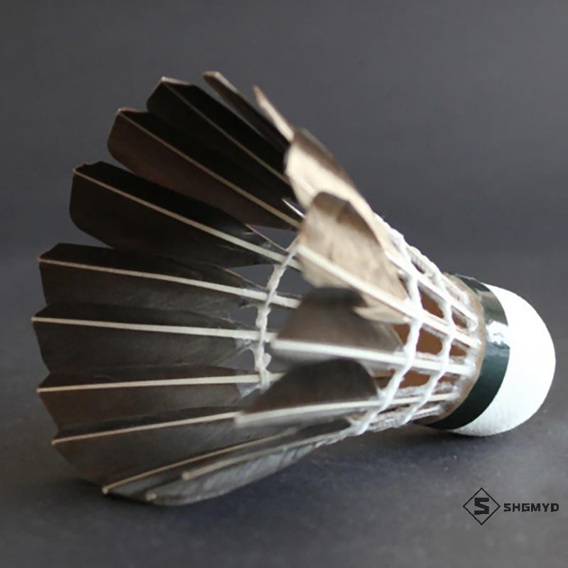 Shgd > 3 / 6 / 12 Chiếc Cầu Lông Chuyên Nghiệp Cầu Lông Lông Ngỗng Đen Lông Cầu Lông Cầu Lông Huấn L