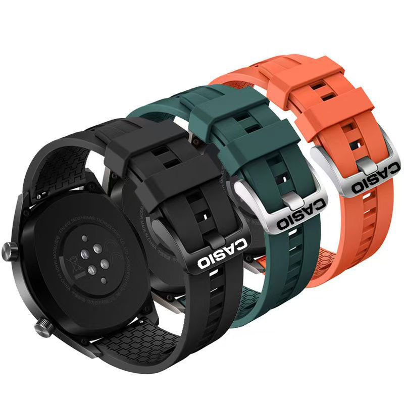 Dây đeo đồng hồ silicon mềm 22mm cho Edifice EFR-303L / EQB-501 / EFS-S500 - Thay thế dây đeo nam bề