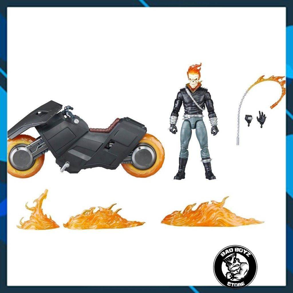 🌟Ghost Rider (Danny Ketch) with Motorcycle🌟Mô hình Hasbro ϟ Marvel Legends Series 6-inch ϟ Ghost Rid