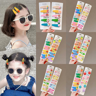 Bộ kẹp tóc hoa trái cây màu Bb Clip bé gái Kẹp tóc đầy màu sắc dễ thương