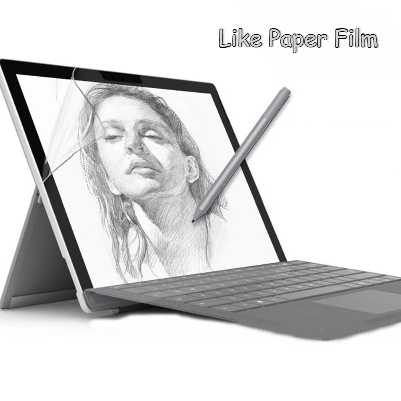 SurfacePro 2 Chiếc Matte PET Viết Vẽ Như Phim Cho Surface 7 Plus GO4 GO3 GO2 GO Pro X 11 10 9 8 7 6 