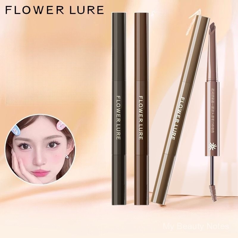FLOWER LURE Bút chì kẻ mày Kem nhuộm mày đa năng chống nước và trang điểm lâu trôi ZYYJ