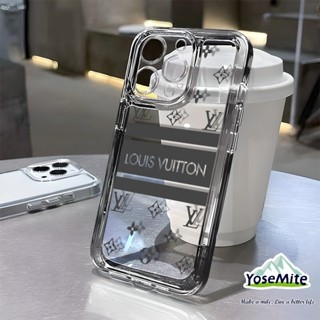 ốp lưng iPhone 16 15 11 thương hiệu xa xỉ Ốp Túi Khí Cho iPhone 14 13 12 11 Pro Max8 7 Plus X XR XS 6 6S Se 2020 TPU Mềm Trong Suốt Vỏ Điện Thoại thương hiệu thời trang,thương hiệu cao cấp