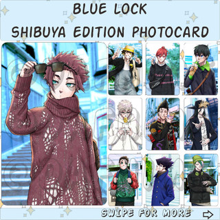 BLUE LOCK SHIBUYA EDITION PHOTOCARD ANIME - Card Unofficial bo góc cán nhám 2 mặt