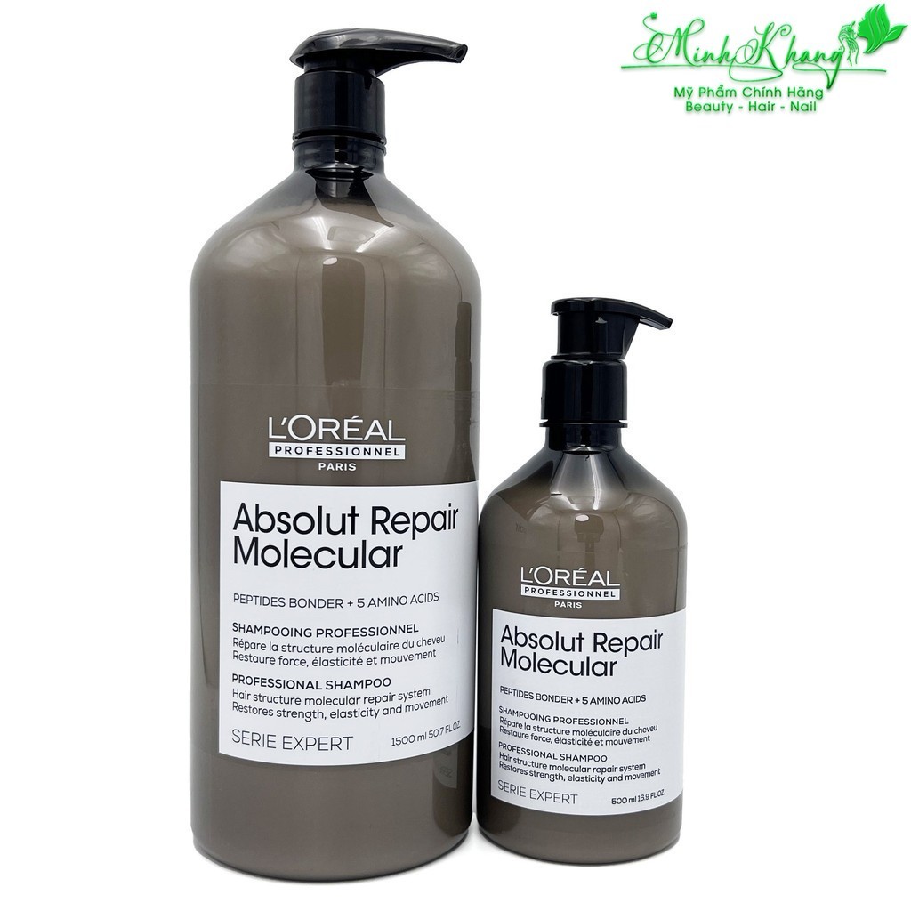 Dầu Gội Siêu Phục Hồi Cấp Phân Tử L'Oréal Professionnel Absolut Repair Molecular 1500ml [ MK ]