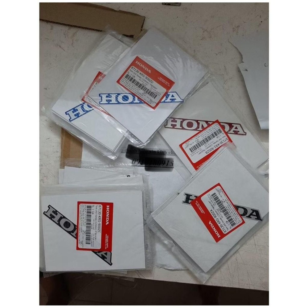 tem yếm wave a honda Tem chữ honda 120mm giá 1 tem