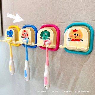 Kệ Bàn Chải Đánh Răng Treo Tường Phòng Tắm Không Đục Lỗ Trẻ Em Điện Bàn Chải Đánh Răng Bảo Quản Kệ Vệ Sinh Treo Tường