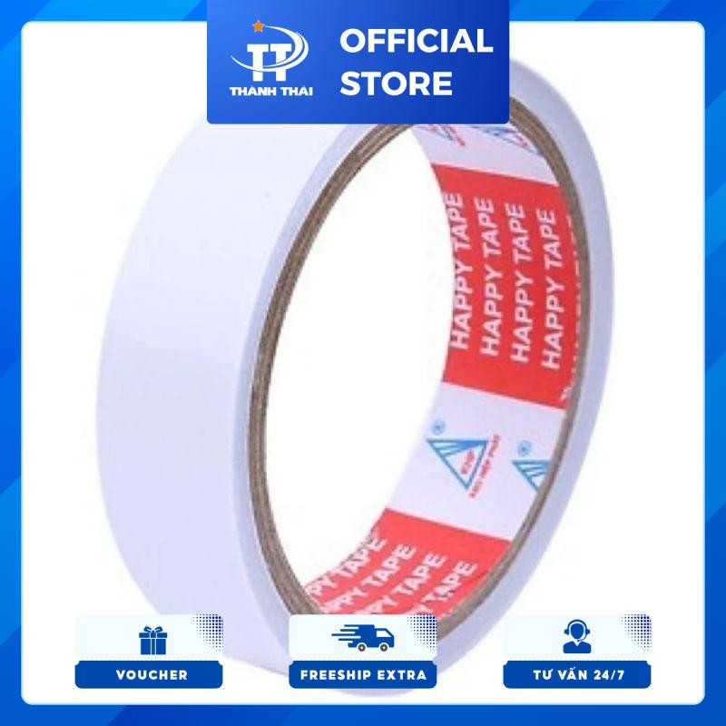 Băng dính 2 mặt 1cm, 2cm dài 8m