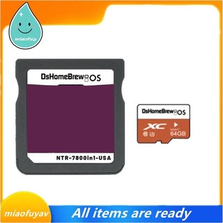 [Miao] Hộp mực trò chơi tổng hợp 7800 trong 1 cho Pixel Kirby Theme DS NDS 3DS 3DS NDSL Thẻ trò chơi Mô phỏng trò chơi điện tử