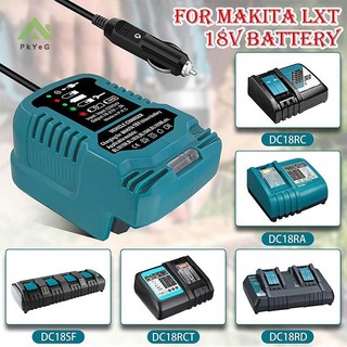 Ổ cắm sạc xe hơi nhỏ gọn Pkyeg 12V / 24V Li-ion có đèn LED cho 18-22V LXT BL1860 BL1830