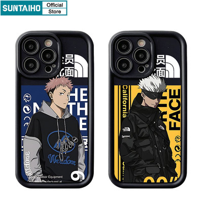 Suntaiho Cool Unique Vỏ Điện Thoại Họa Tiết Anime Nhật Bản Cho Iphone 16 15 14 13 12 11 Pro Max IP 7 8 Plus Iphon X Xs XR Xs Max Silicon Mềm Cao Cấp Chống Sốc