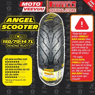 [MTVV] Vỏ lốp xe máy PIRELLI 150/70-14 TL Angel Scooter<END>