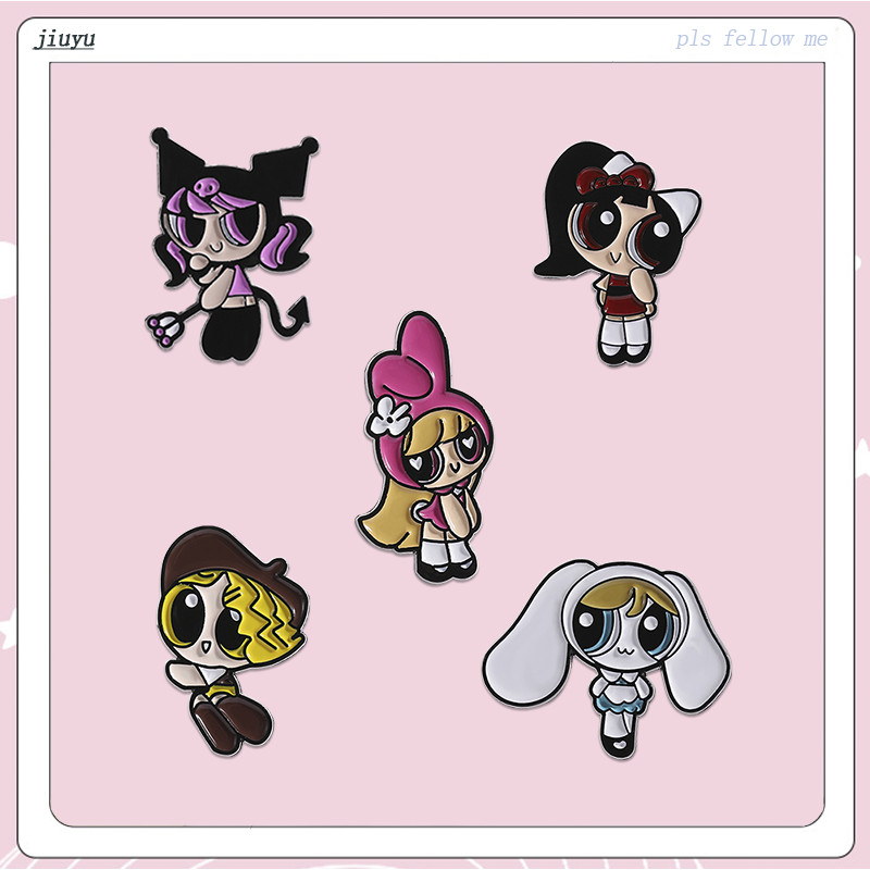Đồng hồ ký Powerpuff Girls - Bộ Blossom, Bubbles và Buttercup, phù hợp sưu tầm