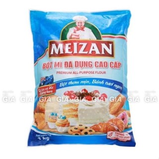   Chính hãng  Bột mì đa dụng cao cấp Meizan gói 1kg làm bánh 