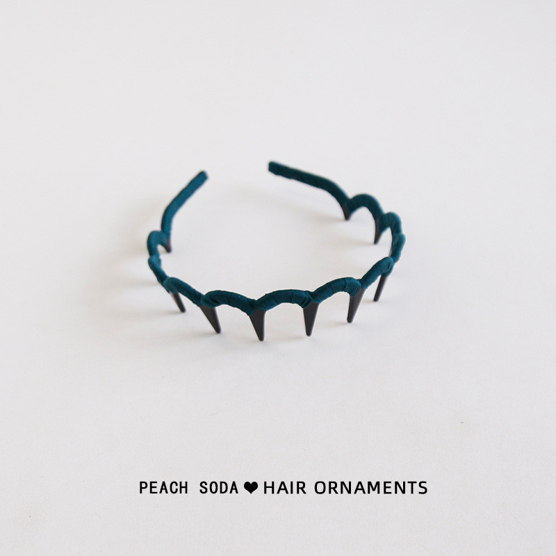 Băng đô sóng đánh răng MISMEMO ~ Băng đô cuộn dây vải cao cấp Băng đô rửa mặt đầu lâu cao cấp