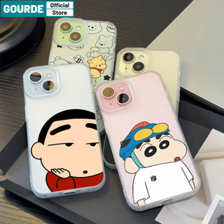  Shin-chan Dễ thương Ốp Lưng iPhone 16 15 14 12 13 11 Pro Max IP 15plus 14plus 16plus 7 8 Plus Iphon X Xs XR Xs Max Ốp điện thoại Trong suốt Siêu mỏng mờ Mềm TPU Cao cấp chống sốc Bảo Vệ Camera-Gourde Case 