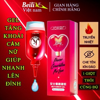 Gel bôi trơn tăng khoái cảm cho nữ LOVE gốc nước không mùi giúp nhanh lên đỉnh trơn mượt tăng độ ẩm