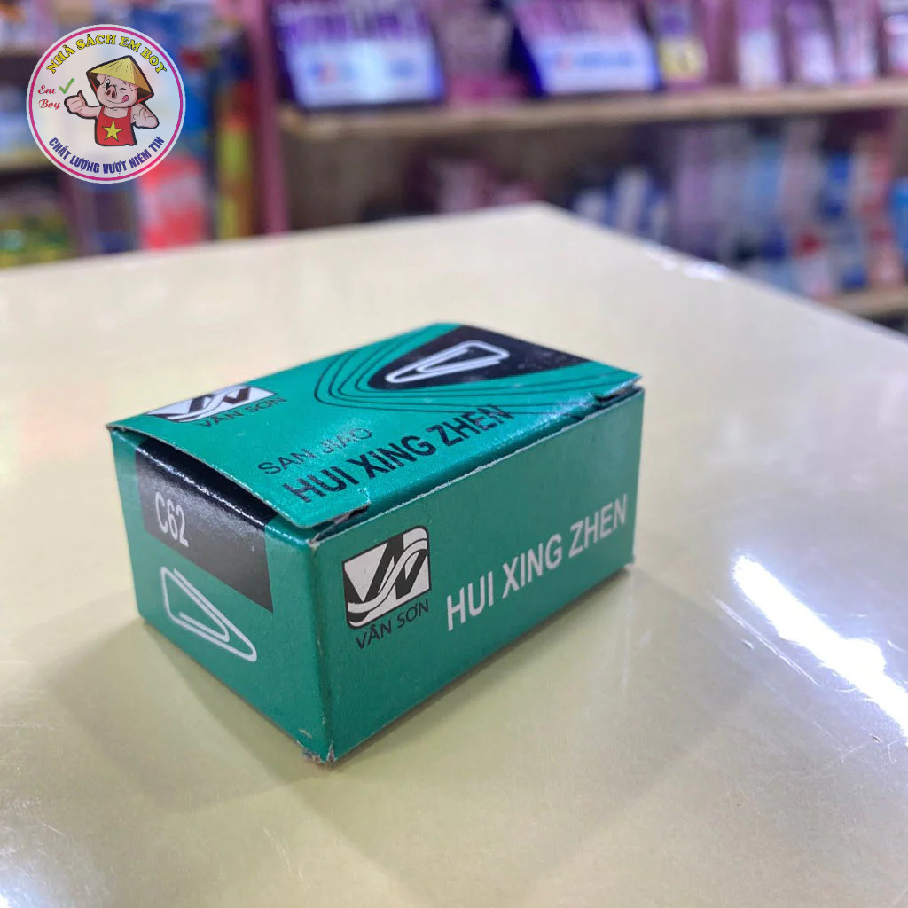 HỘP GHIM CÀI C62 - KIM KẸP GIẤY TAM GIÁC C62 (ĐỦ 100 KIM) - [VPP-NS EmBoy] - ẢNH THẬT