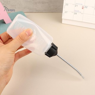 TBRBG 120ML Chai Dầu Trong Suốt Trắng Vòi Phun Nhựa Rỗng Chai Dầu Oiler Nhựa Oiler Cho Dầu Bôi Trơn Dầu MỚI
