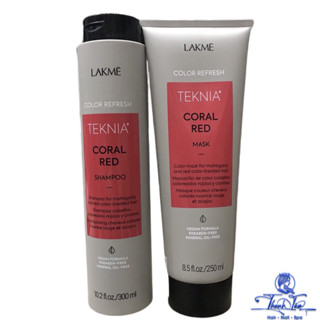 Combo Dầu gội / Hấp bổ sung hạt màu cho tóc Lakme Teknia Color Refresh 300ml/250ml - NK