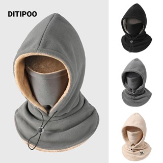  Mũ chui đầu DITIPOO Mũ len mùa đông dày dặn Thời trang chống lạnh Giữ ấm Bộ cưỡi ngựa ngoài trời Mũ đi xe đạp nam nữ 