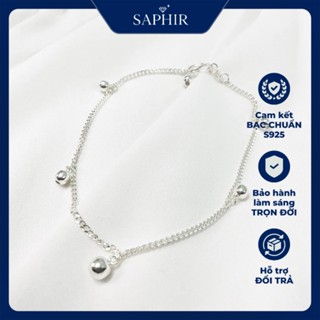 Vòng Tay Lắc Chân Bạc ta S925 Họa Tiết Bi Nhỏ Cao Cấp Dành Cho Bạn Nữ